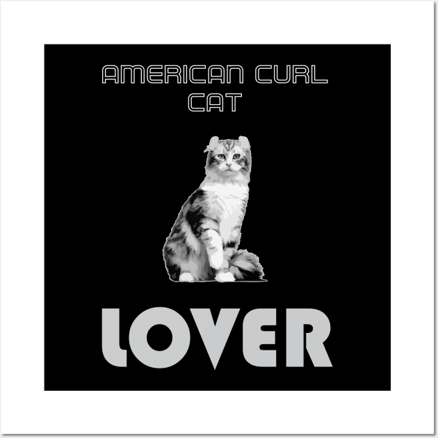 American Curl Cat Lover Wall Art by AmazighmanDesigns